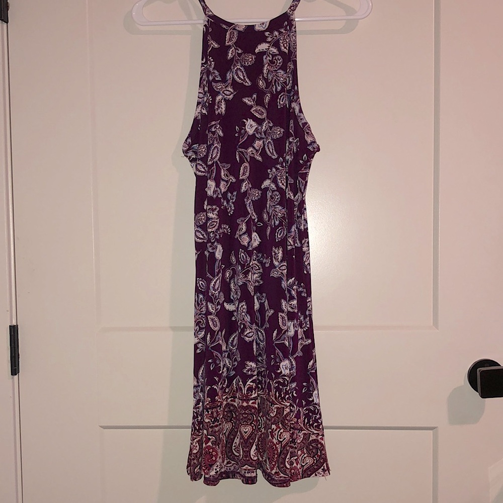 Paisley print dress